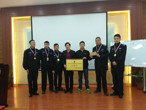 广州市番禺区重点单位微型消防站业务技能比武,www.jinnianhui.com金年会体育勇得“团体一等奖”